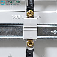 100 Amp Bush bar Type Polymide Terminal Block Black | FTS-50LPC