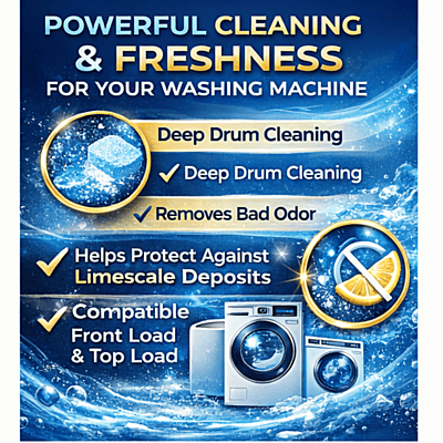 MERSA Ocean Washing Machine Cleaner & Descale Tablets