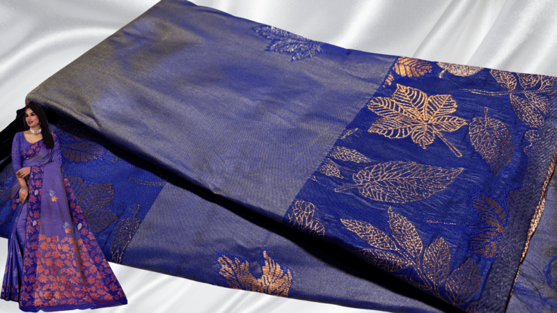 Sanjeevani Soft Luxury Silk Saree - Blue