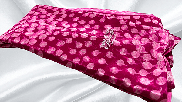 Butter Silk Soft Bud Rose Saree - Rose