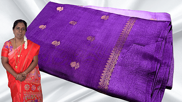 Kalakruti Mysore Soft Silk Saree - Purple