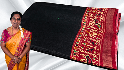 Navjivan Soft Classy Saree - Black Navjivan Soft Classy Saree - Black