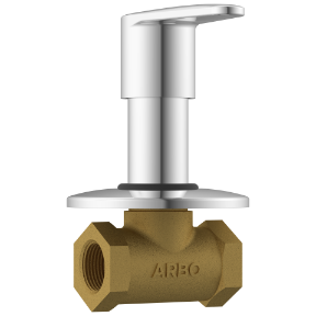 AL-1423 Concealed Stop Cock 15mm Body With Upper Part Set