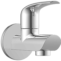 CM-2502 Bib Tap With Wall Flange