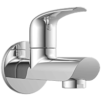 CM-2503 Long Nose Bib Tap With Wall Flange