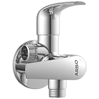 CM-2507 2 Way Angle Cock With Wall Flange