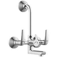 CM-2520 Wall Mixer 2 In 1 With Connecting Legs With Wall Flange