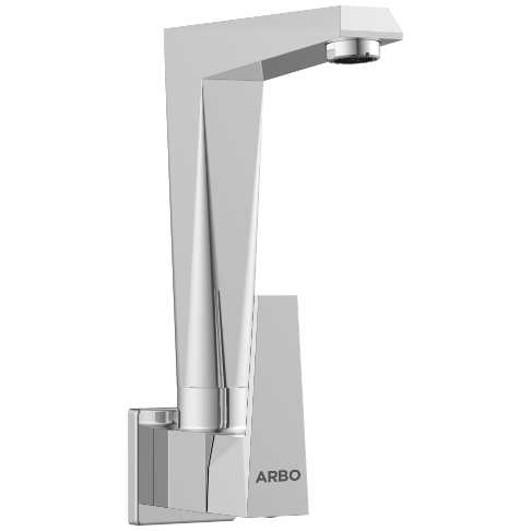 LV-2008 Sink Cock With Swinging Spout With Wall Flange (Wall Mounted Model)