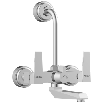 LV-2020 Wall Mixer 2 In 1 With Connecting Legs With Wall Flange