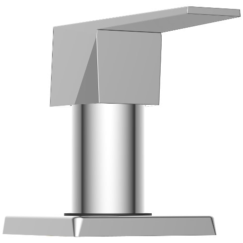 LV-2040 Exposed Part Kit Of Concealed Stop Cock & Flush Cock With Fitting Sleeve, Operating Lever & Adjustable Wall Flange