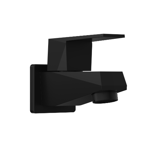 LV-MB-2002 Bib Tap With Wall Flange (Matt Black)