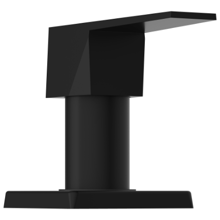 LV-MB-2040 Exposed Part Kit Of Concealed Stop Cock & Flush Cock With Fitting Sleeve, Operating Lever & Adjustable Wall Flange (Matt Black)