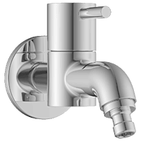 LX-18 Washing Machine Bib Tap With Wall Flange