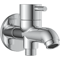 LX-1306 2 Way Bib Tap With Wall Flange