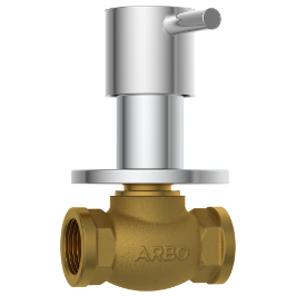LX-1323 Concealed Stop Cock 15mm Body With Upper Part Set