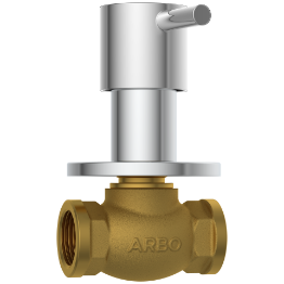 LX-1324 Concealed Stop Cock 20mm Body With Upper Part Set