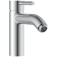 LX-1327 Single Lever Basin Mixer With Braided Hoses (Table Mounted Model)