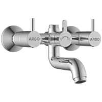 LX-1350 Wall Mixer With Connector For Hand Shower Arrangement With Connecting Legs, Wall Flange & Wall Bracket For Hand Shower