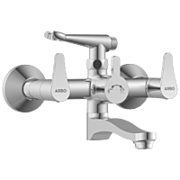 PR-2121 Wall Mixer 2 In 1 With Crutch, Connecting Legs With Wall Flange