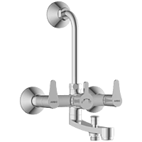 PR-2122 Wall Mixer 3 In 1 With Connecting Legs With Wall Flange