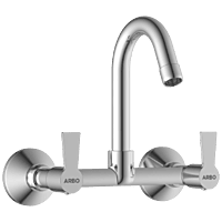RL-4613 Sink Mixer With Swinging Spout With Connecting Legs With Wall Flange (Wall Mounted Model)