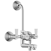 RL-4622 Wall Mixer 3 In 1 With Connecting Legs With Wall Flange