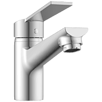 RL-4627 Single Lever Basin Mixer With Braided Hoses (Table Mounted Model)