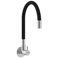 EL-1808 Sink Cock With Swinging Spout With Wall Flange (Wall Mounted Model)