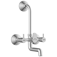 EL-1820 Wall Mixer 2 In 1 With Connecting Legs With Wall Flange