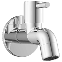 EL-1802 Bib Tap With Wall Flange