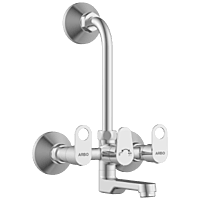 NE-1620 Wall Mixer 2 In 1 With Connecting Legs With Wall Flange