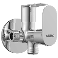 SL-2607 2 Way Angle Cock With Wall Flange