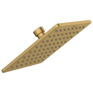 OS-GG-209 Rainfall Overhead Shower 6" x 6" Inch (Glossy Gold) SUS 304