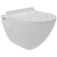 WHC-18321JPP Elite Rimless Wall Hung Closet With In Buit Jet, Soft Close Seat Cover, Hinges, Accessories Set