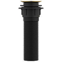AC-GG-82 Brass With Nylon Full Thread Waste Coupling 6" Inch Height (Gold)