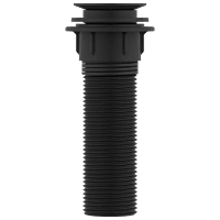 AC-MB-82 Brass With Nylon Full Thread Waste Coupling 6" Inch Height (Matt Black)