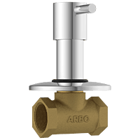 EL-1824 Concealed Stop Cock 20mm Body With Upper Part Set