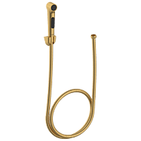 HF-GG-15 ABS Round Health Faucet With Hook & 1.2 Mtr. S.S. Tube (Gold)
