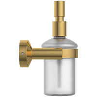 LE-GG-06 Lexus Liquid Soap Dispenser With Brass Pump-Glossy Gold