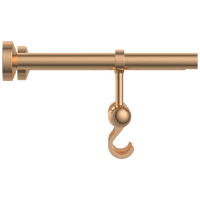LE-RG-01 Towel Rack With Towel Holder & Hook (Rose Gold Finish)