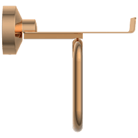 LE-RG-08 Toilet Paper Holder With Shelf (Rose Gold Finish)