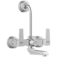 LV-2020 Wall Mixer 2 In 1 With Connecting Legs With Wall Flange
