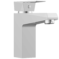 LV-2027 Single Lever Basin Mixer With Braided Hoses (Table Mounted Model)