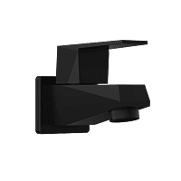 LV-MB-2002 Bib Tap With Wall Flange (Matt Black)