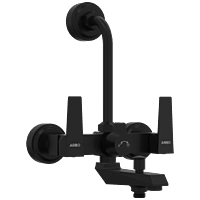LV-MB-2022 Side Handle Wall Mixer 3 In 1 With Connecting Legs With Wall Flange (Matt Black)