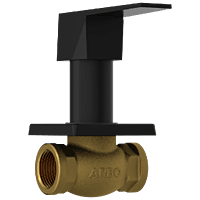 LV-MB-2024 Concealed Stop Cock 20mm Body With Upper Part Set (Matt Black)