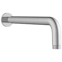 SHA-27 S.S. 304 Round Shape With 90° Bend For Wall Mounted Shower Arm With Wall Flange-15" Inch