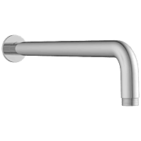 SHA-28 S.S. 304 Round Shape With 90° Bend For Wall Mounted Shower Arm With Wall Flange-18" Inch