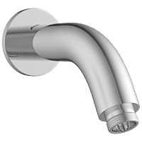 SHA-36 Round Shape With 45° Bend For Wall Mounted Shower Arm With Wall Flange 9" Inch