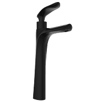 KA-MB-3117 High Neck Pillar Tap (Matt Black)